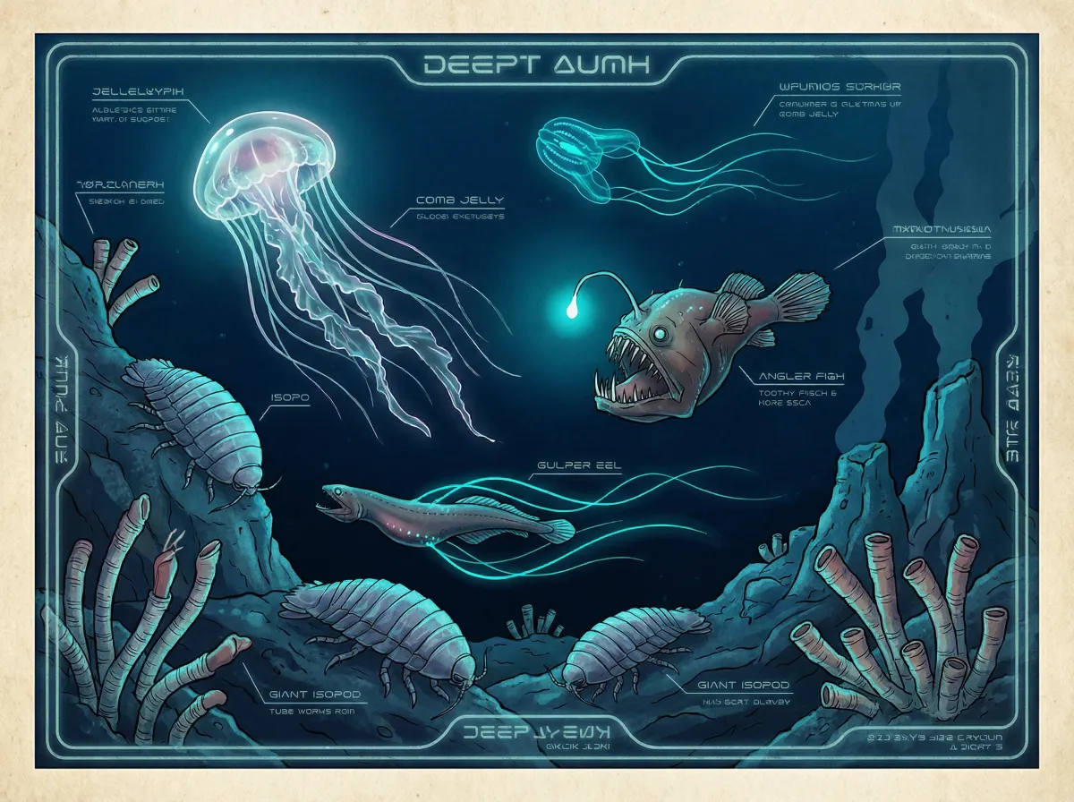 深海生物多样性图鉴 - 海角网